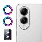 For Samsung Galaxy S25 Edge ENKAY Hat-Prince 9H Rear Camera Lens Aluminium Alloy Tempered Glass Film(Colorful) - 1