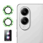 For Samsung Galaxy S25 Edge ENKAY Hat-Prince 9H Rear Camera Lens Aluminium Alloy Tempered Glass Film(Lemon Green) - 1