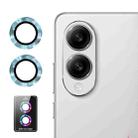 For Samsung Galaxy S25 Edge ENKAY Hat-Prince 9H Rear Camera Lens Aluminium Alloy Tempered Glass Film(Light Blue) - 1