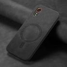 For Samsung Galaxy XCover 7 Solid Color Retro Magsafe PU Back Cover Phone Case(Black) - 2