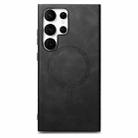 For Samsung Galaxy S25+ 5G Solid Color Retro Magsafe PU Back Cover Phone Case(Black) - 2