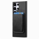 For Samsung Galaxy S25 Ultra 5G Retro Magsafe Card Bag PU Back Cover Phone Case(Black) - 2