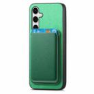 For Samsung Galaxy S24 FE 5G Retro Magsafe Card Bag PU Back Cover Phone Case(Green) - 2
