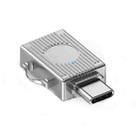 JS-103 USB to Type-C 3.0 Converter High Speed U Disk OTG Adapter(Silver) - 1