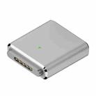 PD100W MagSafe 3 to Type-C Female Magnetic Charging Adapter for MacBook(Silver) - 1