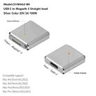 PD100W MagSafe 3 to Type-C Female Magnetic Charging Adapter for MacBook(Silver) - 2