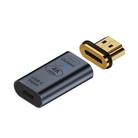 Type-C Female to HDMI 2.0 Male Converter Adapter 4K 60Hz HD Magnetic Plug(Gray) - 1
