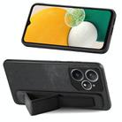 For Realme Neo7 Retro Wristband Holder Leather Back Phone Case(Black) - 3