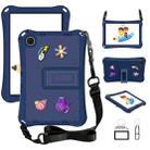For Xiaomi Redmi Pad SE 11 2023 Hi Baby EVA Full Body Tablet Case with Strap(Navy Blue) - 1
