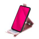 For Motorola Moto G35 Zipper Wallet Vertical Flip Leather Phone Case(Pink) - 3