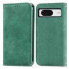 For Google Pixel 9 Retro Skin Feel Magnetic Flip Leather Phone Case(Green) - 1