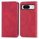 For Google Pixel 9 Retro Skin Feel Magnetic Flip Leather Phone Case(Red) - 1