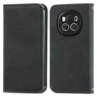 For Honor Magic6 Retro Skin Feel Magnetic Flip Leather Phone Case(Black) - 1