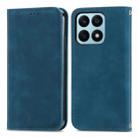 For Honor X8b Retro Skin Feel Magnetic Flip Leather Phone Case(Blue) - 1