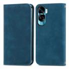 For Honor X50i Retro Skin Feel Magnetic Flip Leather Phone Case(Blue) - 1