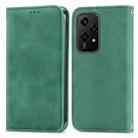 For Honor 200 Lite Global Retro Skin Feel Magnetic Flip Leather Phone Case(Green) - 1