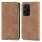 For Honor 200 Lite Global Retro Skin Feel Magnetic Flip Leather Phone Case(Brown) - 1