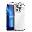 For iPhone 13 Pro Max NORTHJO 3 in 1 Clear Phone Case with Screen Film + Rear Lens Film - 1