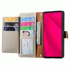 For Honor 400 Lite Love Zipper Lanyard Leather Phone Case(Gray) - 3