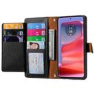 For Motorola Edge 50 Fusion Love Zipper Lanyard Leather Phone Case(Black) - 3