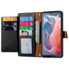 For Motorola Moto G Play 2024 Love Zipper Lanyard Leather Phone Case(Black) - 3