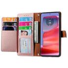 For Motorola Moto G75 5G Love Zipper Lanyard Leather Phone Case(Pink) - 3