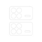 For Xiaomi Mix Fold 3 2pcs ENKAY Hat-Prince 9H Rear Camera Lens Tempered Glass Film(Transparent) - 2