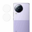 For Xiaomi Civi 3 2pcs ENKAY Hat-Prince 9H Rear Camera Lens Tempered Glass Film(Transparent) - 1