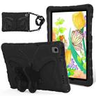 For Samsung Galaxy Tab A9+ X210/X216 Butterfly Bracket EVA Shockproof Tablet Case(Black) - 1