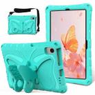 For Samsung Galaxy Tab S6 Lite 10.4 P620 Butterfly Bracket EVA Shockproof Tablet Case(Mint Green) - 1