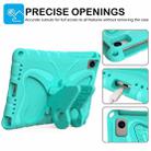 For Samsung Galaxy Tab S6 Lite 10.4 P620 Butterfly Bracket EVA Shockproof Tablet Case(Mint Green) - 2