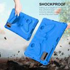For Samsung Galaxy Tab S9 FE X510 Butterfly Bracket EVA Shockproof Tablet Case(Blue) - 3