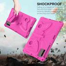 For Samsung Galaxy Tab S9 11 X710 Butterfly Bracket EVA Shockproof Tablet Case(Rose Red) - 3