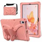 For Samsung Galaxy Tab A7 10.4 T509 Butterfly Bracket EVA Shockproof Tablet Case(Pink Orange) - 1