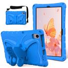 For Samsung Galaxy Tab S6 Lite 10.4 P610 Butterfly Bracket EVA Shockproof Tablet Case(Blue) - 1