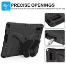 For Samsung Galaxy Tab S8 11 X700N Butterfly Bracket EVA Shockproof Tablet Case(Black) - 2