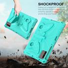 For Samsung Galaxy Tab S8 11 X700N Butterfly Bracket EVA Shockproof Tablet Case(Mint Green) - 3