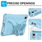 For Samsung Galaxy Tab A7 T500 10.4 Butterfly Bracket EVA Shockproof Tablet Case(Light Blue) - 2