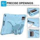 For Samsung Galaxy Tab S7 T870 Butterfly Bracket EVA Shockproof Tablet Case(Light Blue) - 2