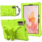 For Samsung Galaxy Tab S7 T870 Butterfly Bracket EVA Shockproof Tablet Case(Grass Green) - 1