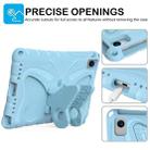 For Samsung Galaxy Tab S6 10.5 T860 Butterfly Bracket EVA Shockproof Tablet Case(Light Blue) - 2