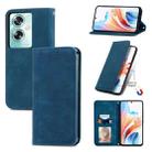 For OPPO A79  5G Retro Skin Feel Magnetic Flip Leather Phone Case(Blue) - 1