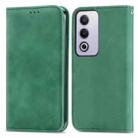 For OPPO A3 Pro Retro Skin Feel Magnetic Flip Leather Phone Case(Green) - 2