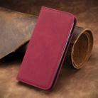 For OPPO F27 Retro Skin Feel Magnetic Flip Leather Phone Case(Red) - 2