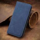 For OPPO Reno12 F Retro Skin Feel Magnetic Flip Leather Phone Case(Blue) - 2