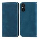 For Sony Xperia 5 V Retro Skin Feel Magnetic Flip Leather Phone Case(Blue) - 1