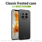 For Honor X60 Pro / X9c MOFI Frosted PC Ultra-thin Hard Phone Case(Black) - 3