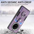 For Huawei Mate 70 Pro Retro Skin-feel Ring Card Wallet Phone Case(Purple) - 3