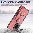 For Huawei nova 14 Pro Retro Skin-feel Ring Card Wallet Phone Case(Pink) - 3