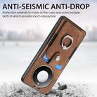 For Honor X60 Retro Skin-feel Ring Card Wallet Phone Case(Brown) - 3